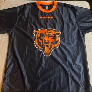 NFL Bears Navy and Orange Jersey Shirt XL